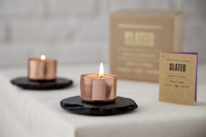 copperand slate, copper candle, candle holder, unique gift, copper homewares, gift, interiors, housewarming, wedding gift, wedding